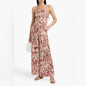 Onia 100% SILK Wide Leg Drawstring Pant